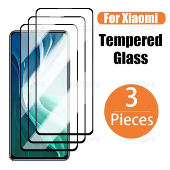 3Pcs Apsauginis Stiklas Xiaomi Mi 9 10 11 10T A3 Lite Grūdintas Stiklas Xiaomi Mi 9 10T 11T 11X Pro 11i Gr Sumaišykite 2 2S 3 Stiklo