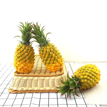 Aukštos imitacija dirbtinis, Netikras ananas dirbtinių Vaisių, ananasų&dirbtinės plastikinės netikrą imituojamas ananasų
