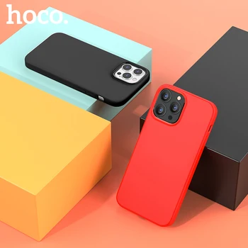 HOCO Skystis, Silikoninis Telefono dėklas skirtas iPhone 14 Plius 14 Pro Max Ultra Plonas Atgal Minkštas Viršelis Stilingas Premium Luxury verslo