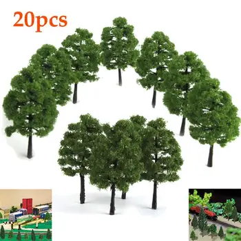 Medžių Modelis Medžio Miniatiūriniai Dekoracijas Diorama Traukinio Masto Geležinkelio Kraštovaizdžio 1 Netikrą Amatų Modelių Architektūra Geležinkelio Žolės