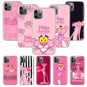 pink panther Telefono dėklas Skirtas Apple iPhone 11 14 13 12 Pro XS Max XR X 7 8 6 6S Mini Plus 5 5S SE Soft Shell Padengti Coque