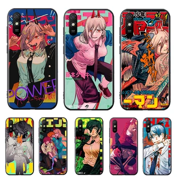 Populiarus Anime Pjūklą Vyras Redmi S2, Y2 6 6A, 5, 5A 4X 9i 9T 9A 9C 9 8A 8 EIKITE 7, 7A Premjero Pro Plus Black Soft Telefono dėklas