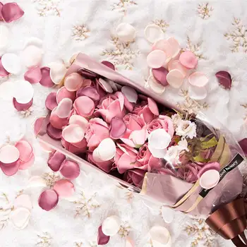 rožių žiedlapiai vestuvėms 100/200/300pcs Šilko Rožių Žiedlapių Rankų darbo 2022 wed artifici gėlių santuokos apdailos Valentino
