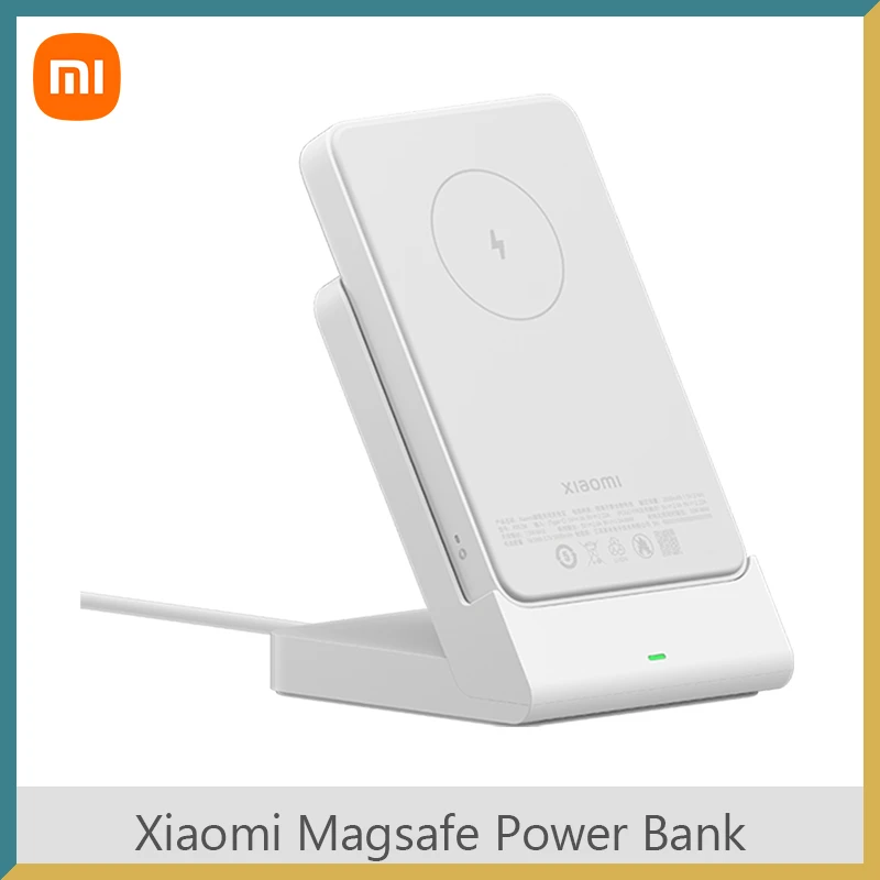 Originalus Xiaomi Magnetinio Wireless Power Bank 5000mAh P05ZM IPhone 12 13 14 Pro Mag-saugus Belaidis Kroviklis Nešiojamų 0