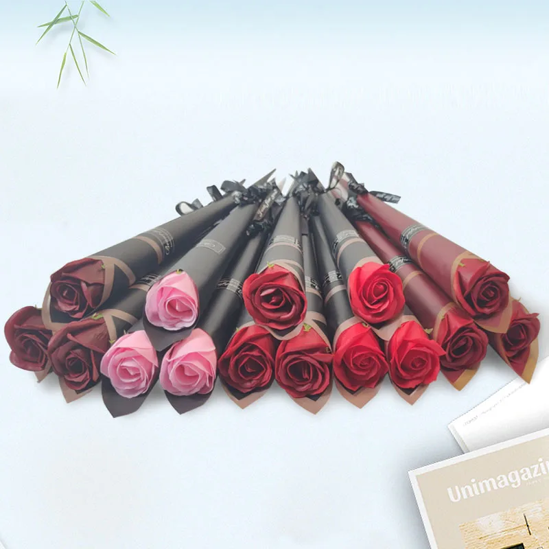40 vnt. Rožių Muilas Gėlių puokštė Kūrybos Romantiška Vestuvių Džiaugtis Rožių muilas gėlių Valentino Dovana Motinos Diena Dovanos 2